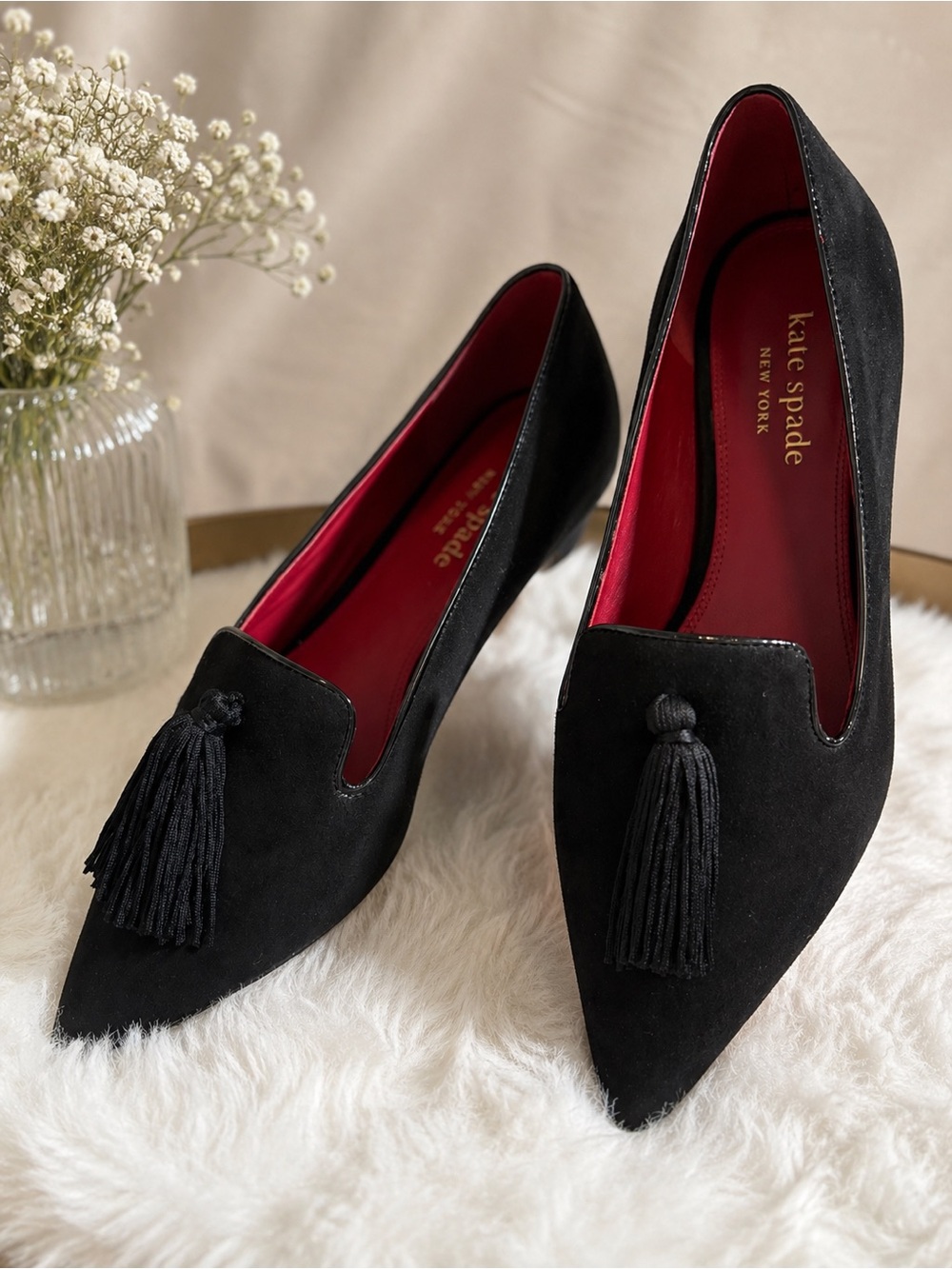 Kate Spade New York Black Loafers –Embelished Edition - Women’s US 9.5 * NWOT*